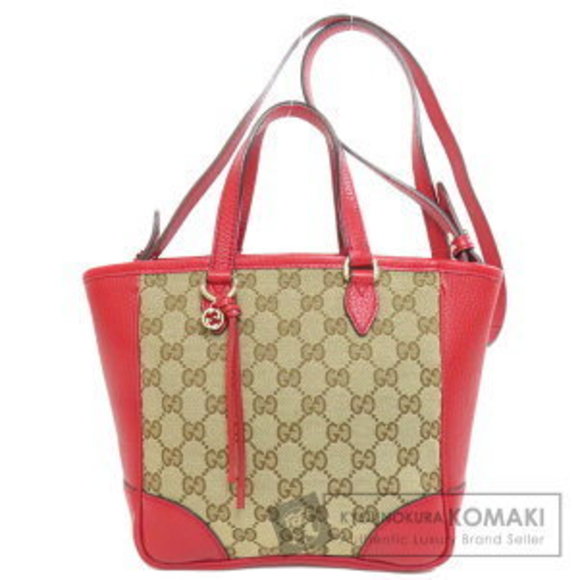 Gucci GG Handbag Leather - Picture 1 of 9